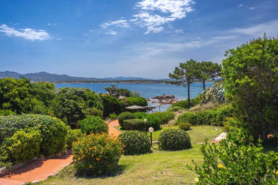 Natural landscape, Garden, Sea view