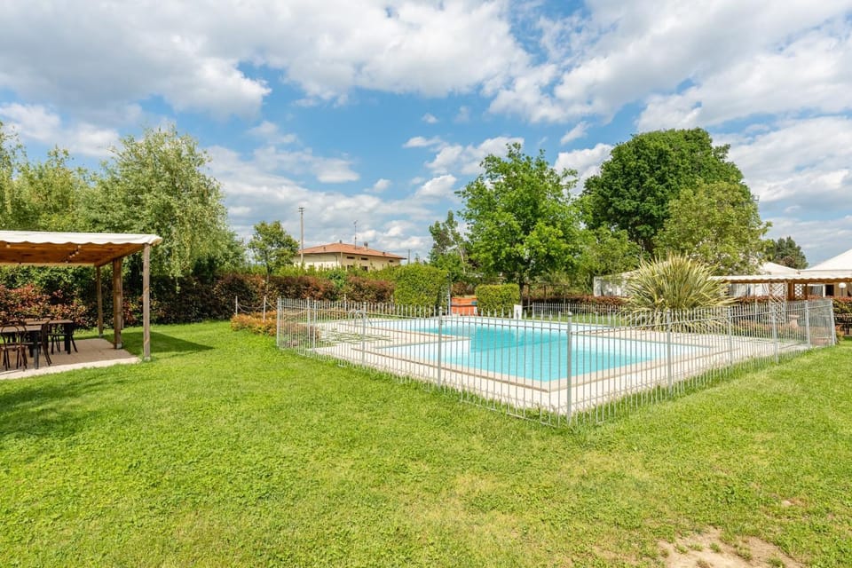 Property building, Living room, Swimming pool