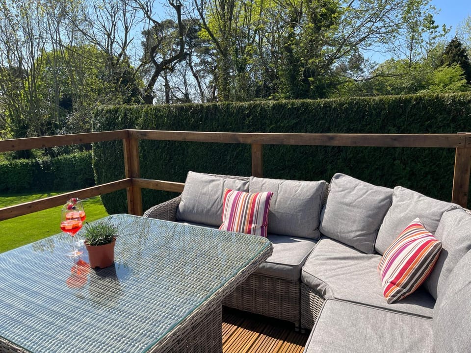 Patio, Balcony/Terrace, Seating area, Garden view