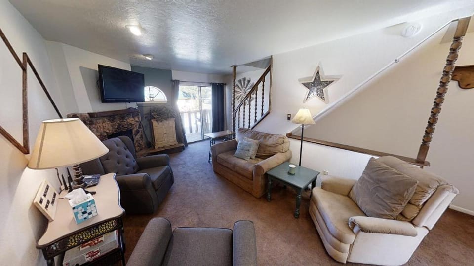 Day, TV and multimedia, Living room, Seating area, fireplace, furniture