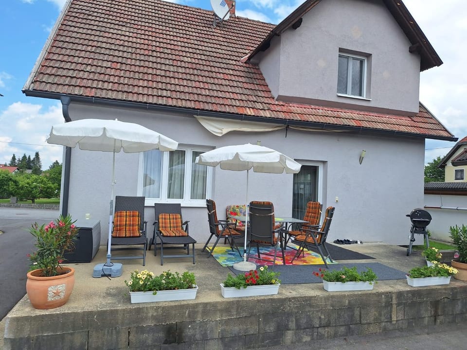 Property building, Garden view