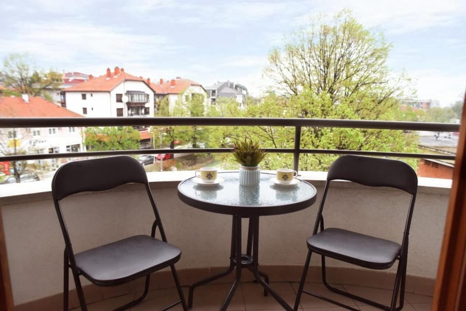 Property building, Day, View (from property/room), Balcony/Terrace, Seating area