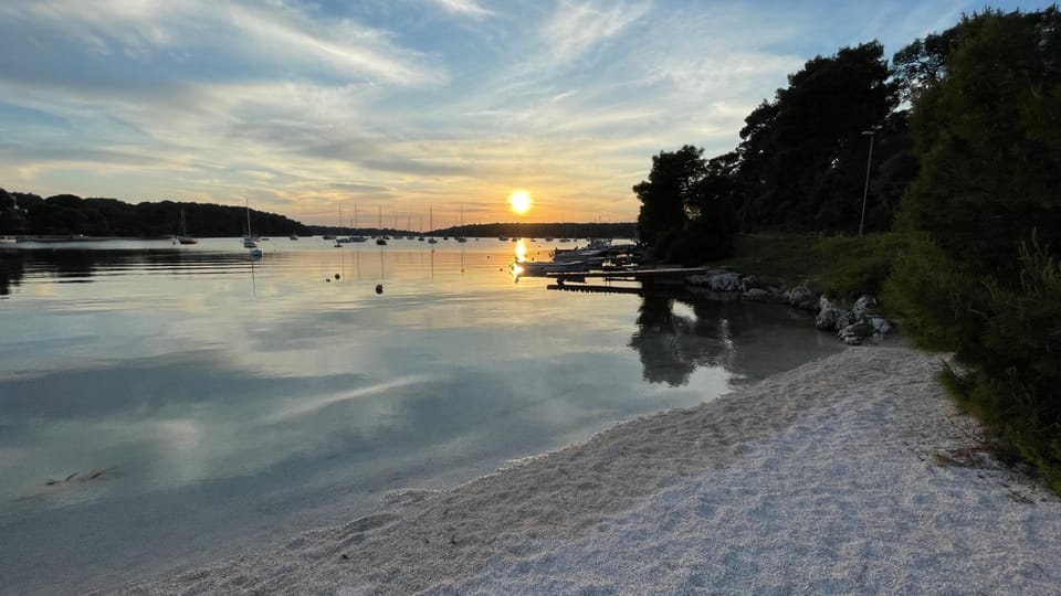 Natural landscape, Beach, Sunset