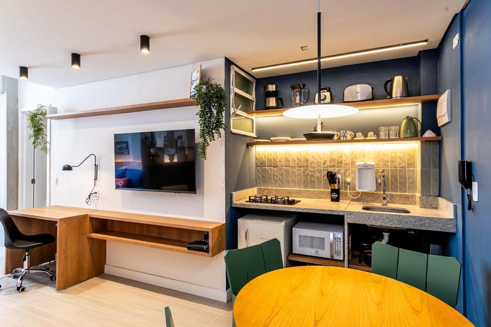 Brand-New Studio 220m from the Beach | FM 226/805 Apartment in Rio de Janeiro