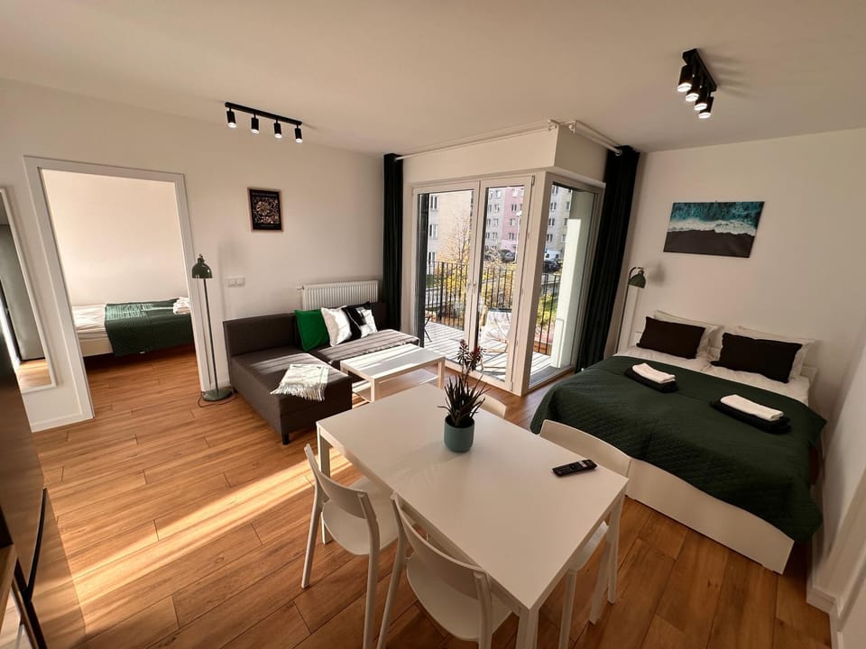 Living room, Bedroom