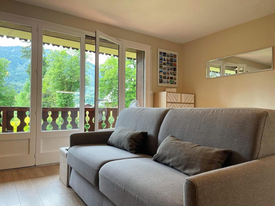 Studio rénové proche centre Samoëns avec balcon et proximité ski-bus - FR-1-624-159 Apartment in Samoëns