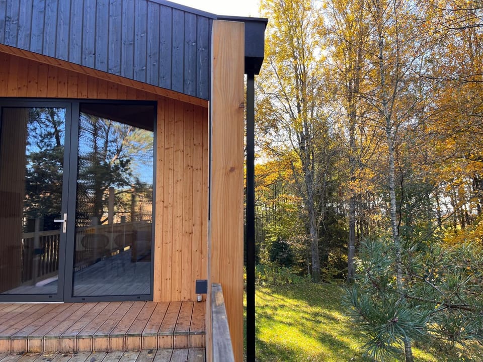 Property building, Garden view