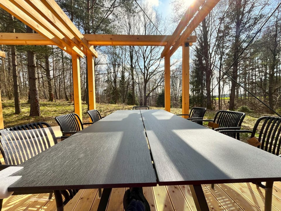 Patio, Day, Balcony/Terrace, Dining area