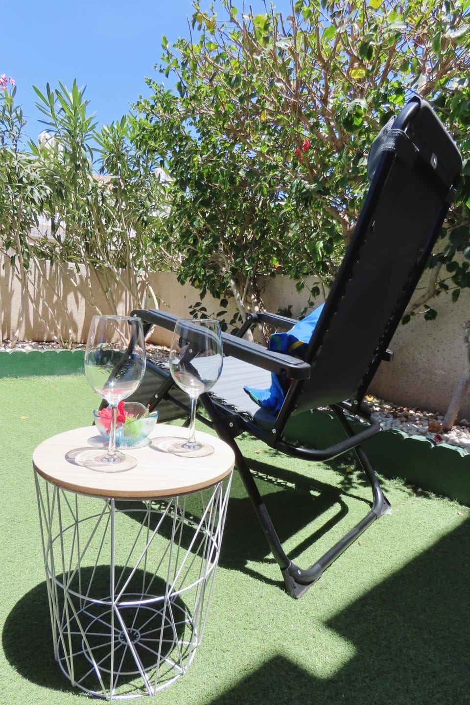 Day, Garden, sunbed