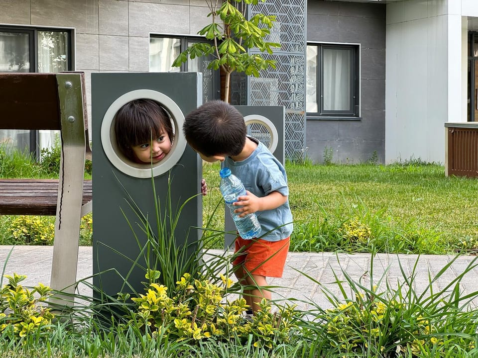 Children play ground, Garden view