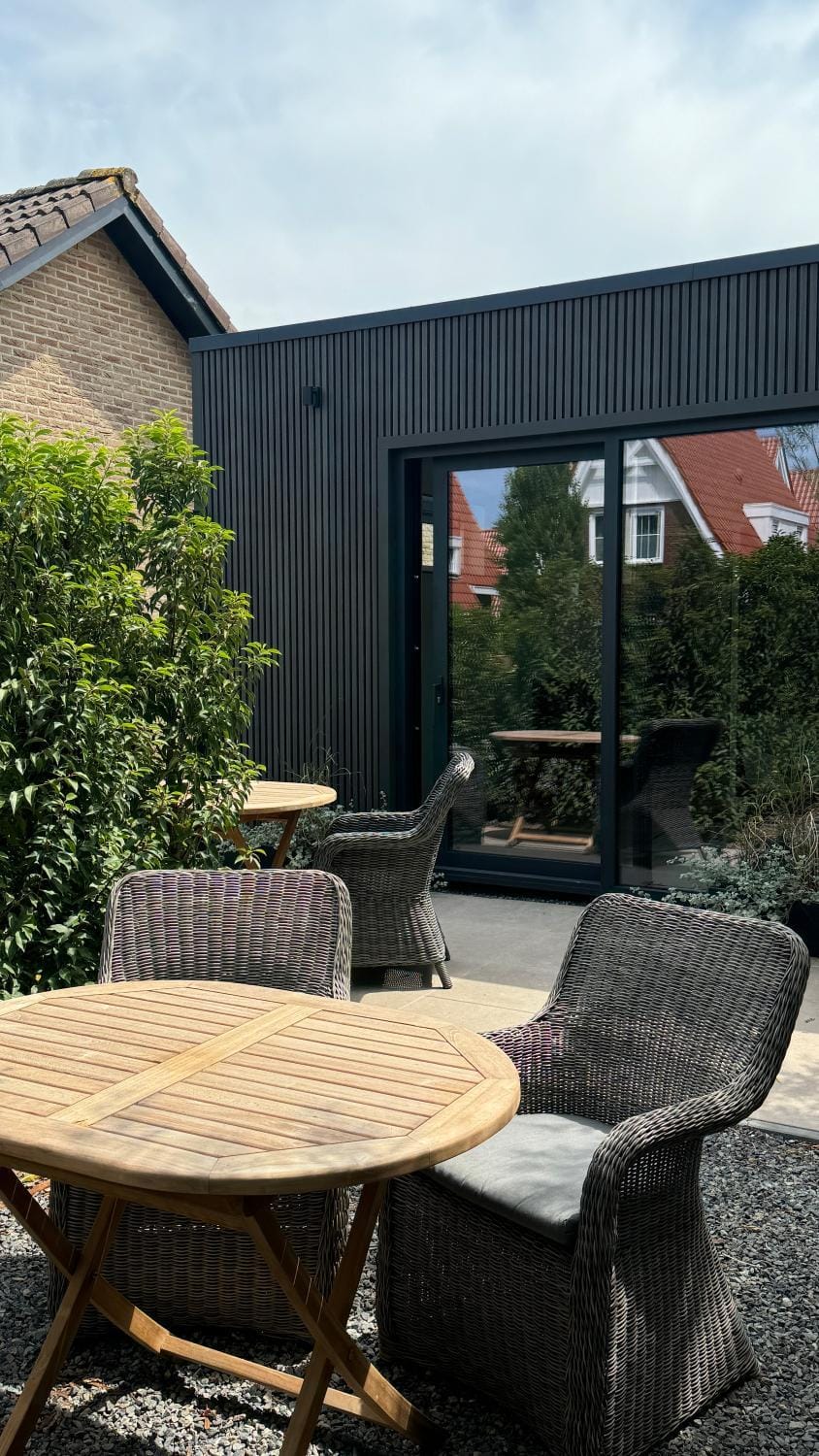 Property building, Patio, Garden, Garden view