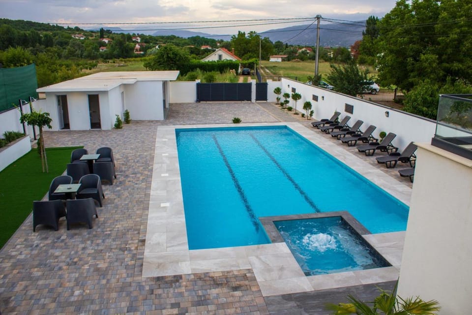 Pool view, Swimming pool, Swimming pool, sunbed