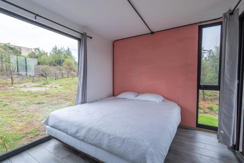 Bed, Garden, Bedroom, Garden view