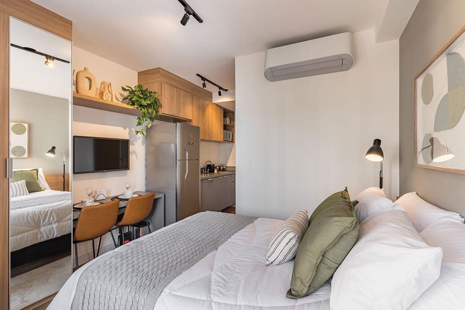 Charmoso estúdio I Perdizes I Nubank Parque Apartment in Sao Paulo City