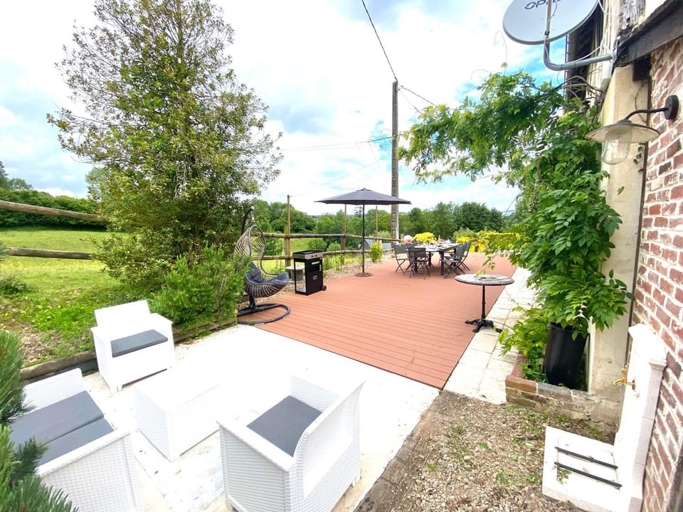 La Villa Bucaille à Camembert - Vue - Piscine chauffée - Confidentielle House in Normandy