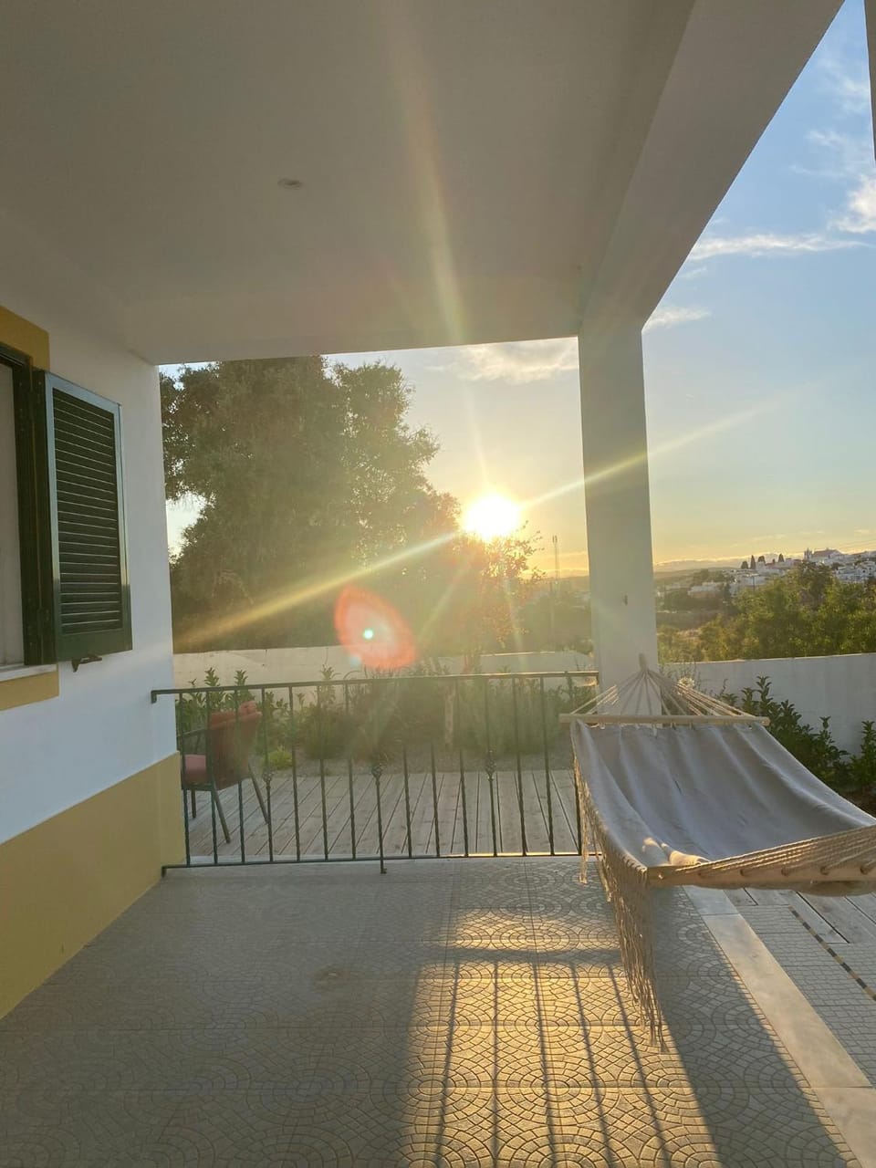 Patio, Day, Natural landscape, Garden, View (from property/room), Balcony/Terrace, Sunset