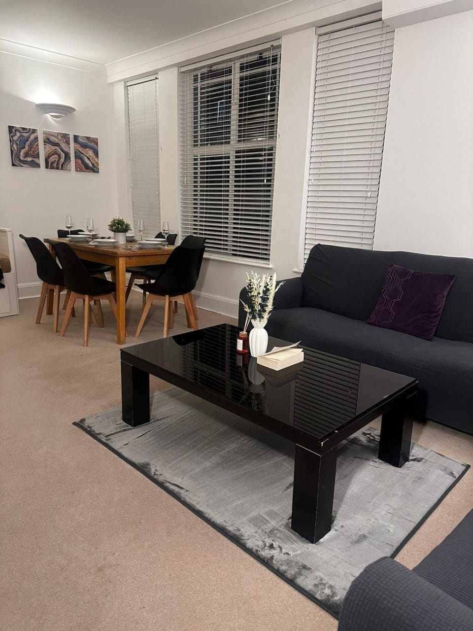 Living room, Seating area, Dining area