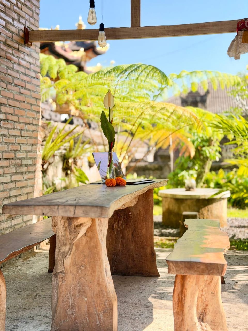 Patio, Spring, Day, Garden, Dining area, Garden view