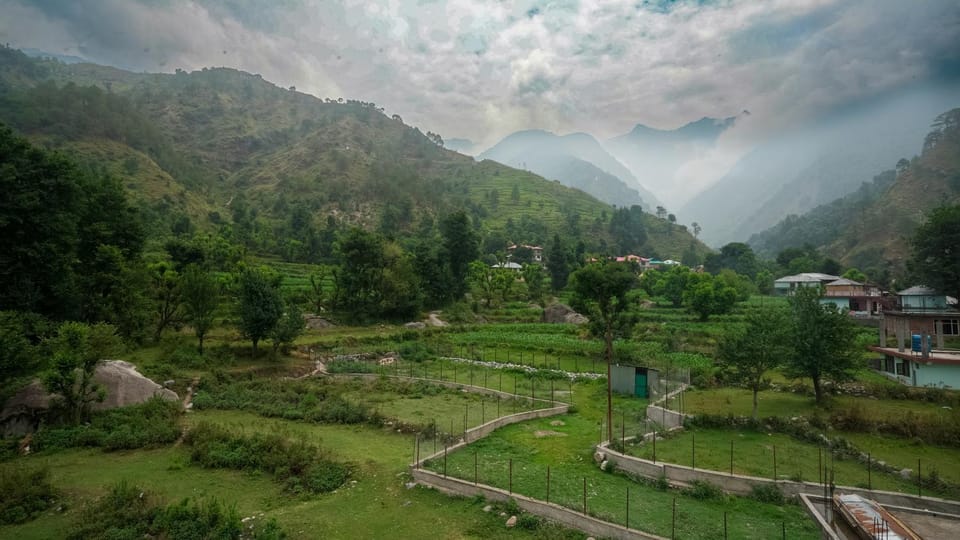 Nearby landmark, Spring, Day, Natural landscape, Bird's eye view, Mountain view