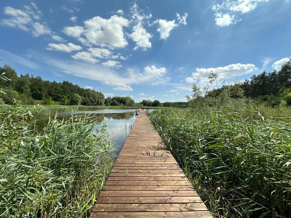 Domek nad stawem House in Poland
