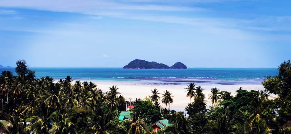 Beach, Mountain view