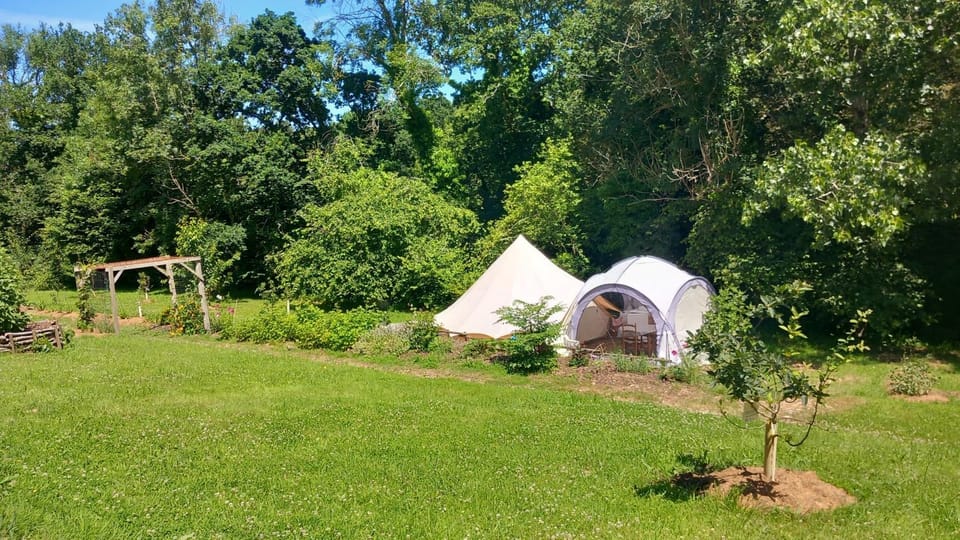 Tente insolite en pleine nature Luxury tent in Finistere