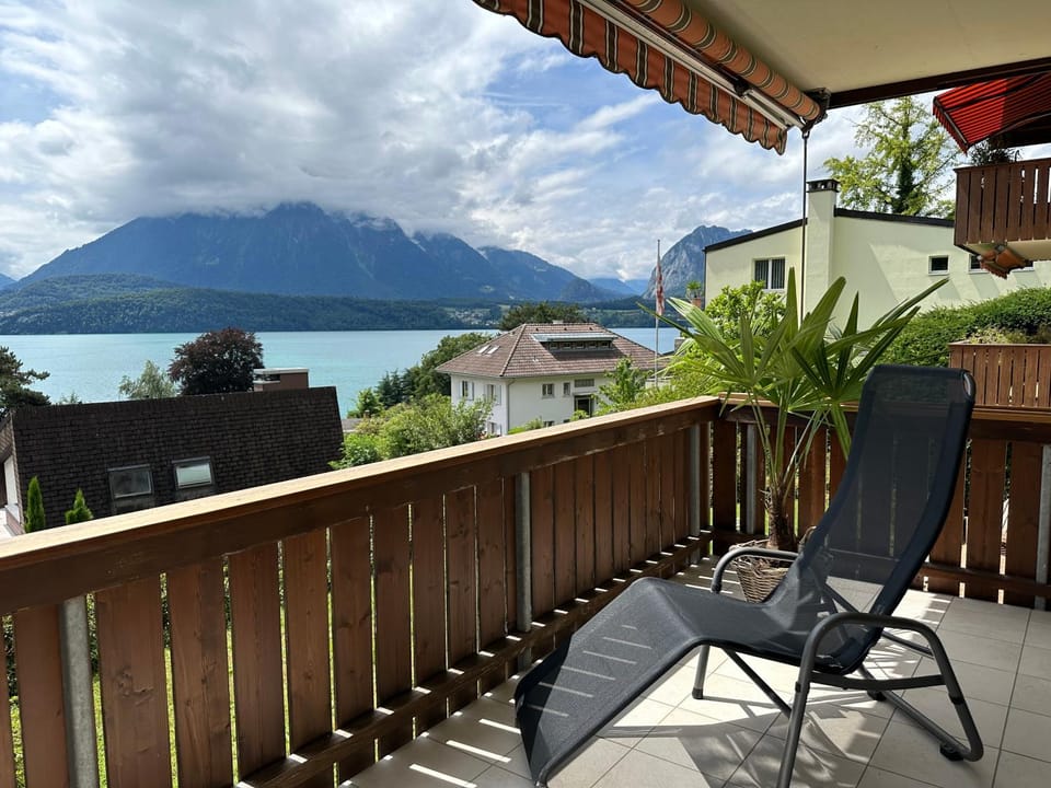 Natural landscape, Balcony/Terrace, Lake view
