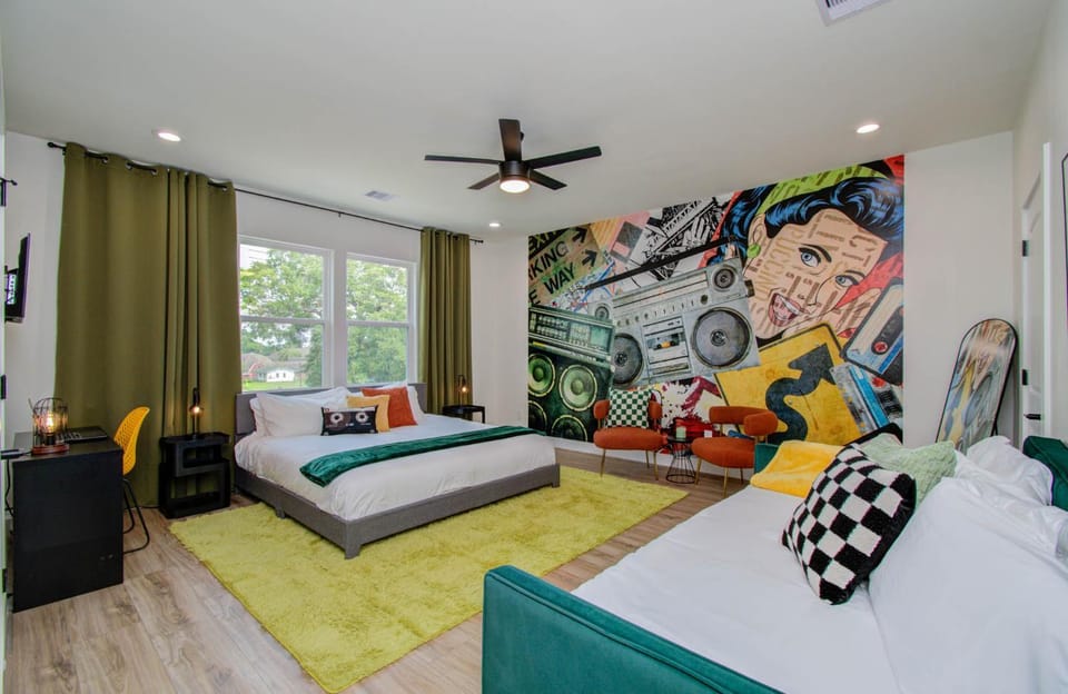 Bed, Bedroom