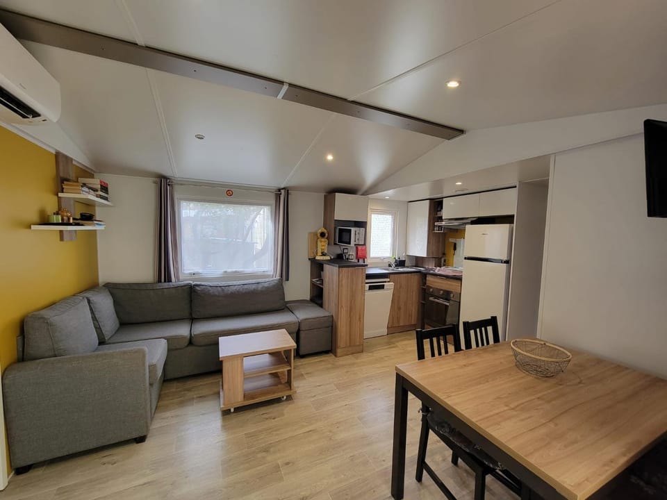 Living room, dishwasher, kitchen, air conditioner