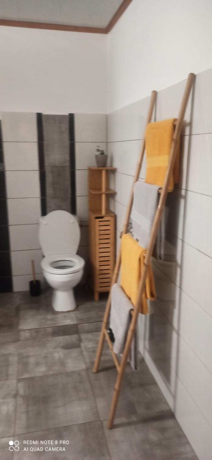 Toilet, Bathroom, towels