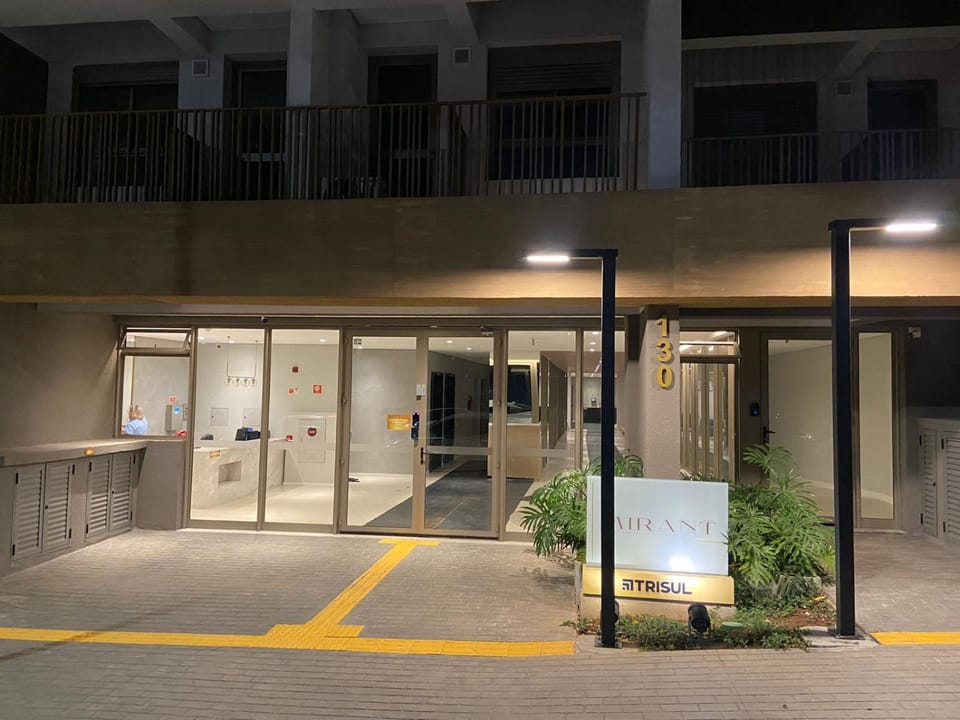 Property building, Facade/entrance, Night