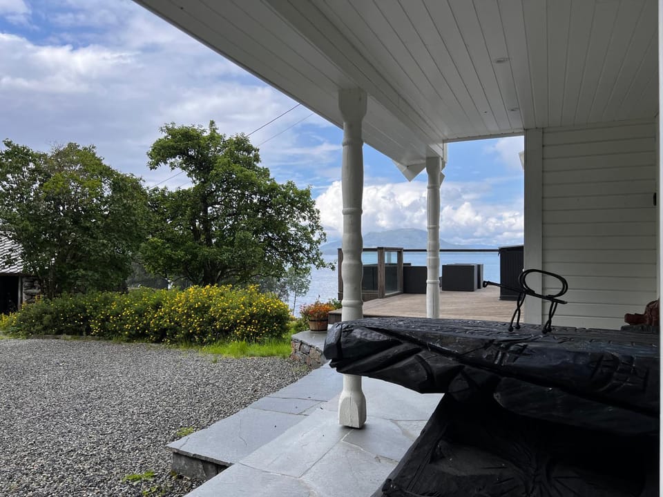 Patio, Day, Garden, View (from property/room), Balcony/Terrace, Seating area, Garden view, Sea view