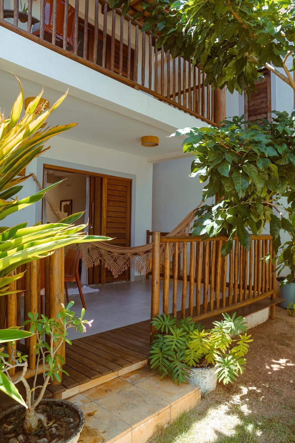 Property building, Patio, Day, Garden, View (from property/room), Balcony/Terrace