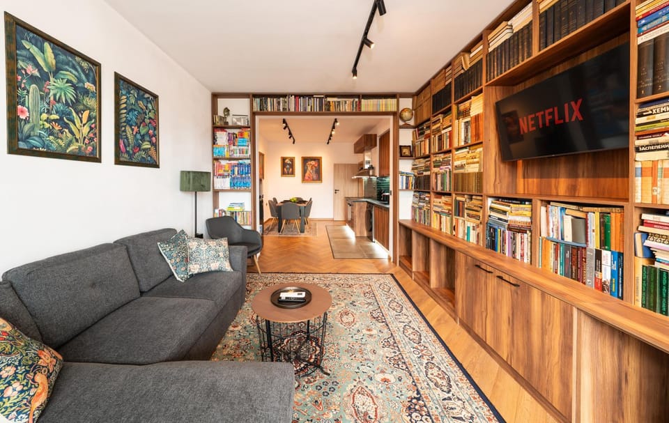 Library, Library, Living room