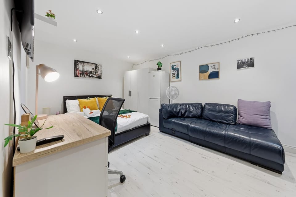 Bed, TV and multimedia, Living room, Photo of the whole room, Bedroom