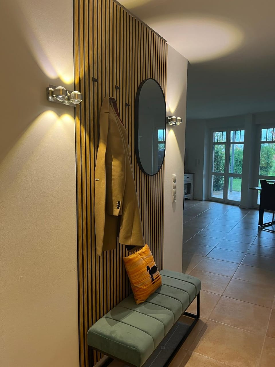 Facade/entrance, Seating area