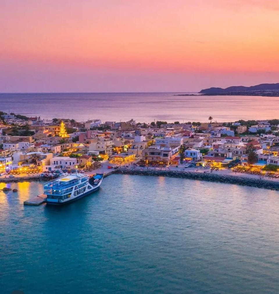 Bird's eye view, Sunset