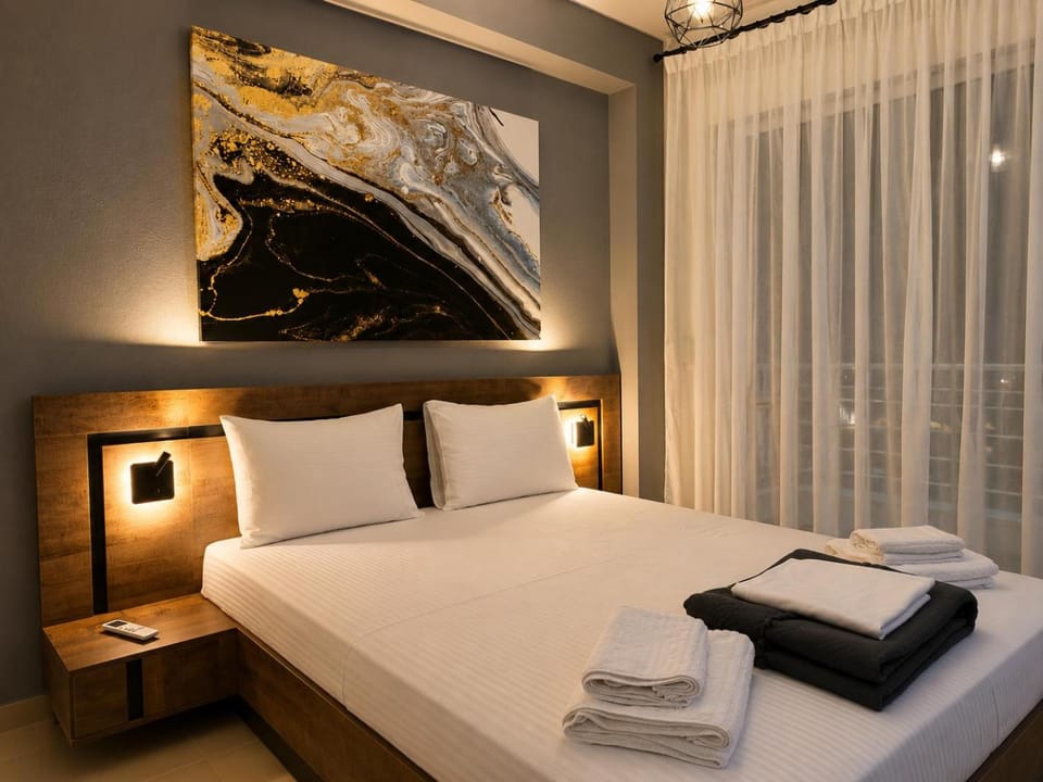 Bedroom, wardrobe, air conditioner