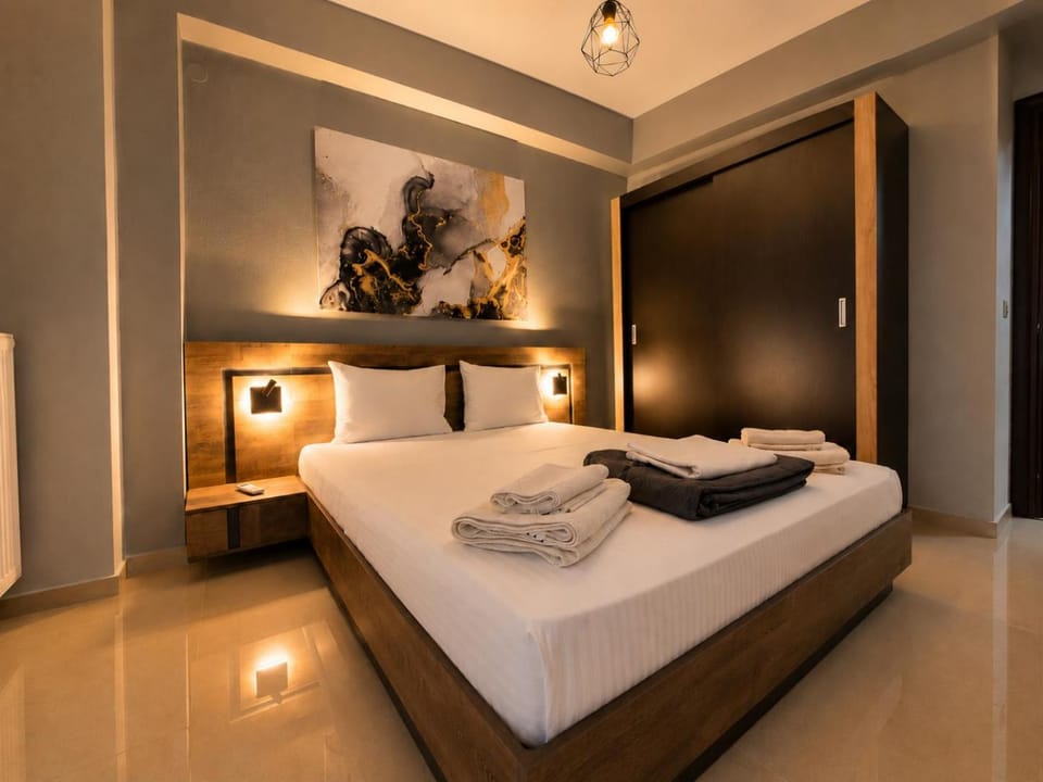 Bedroom, wardrobe, air conditioner