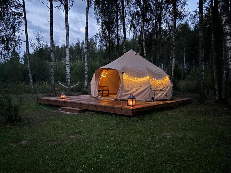 Kure talu Glämping Setomaal Luxury tent in Estonia