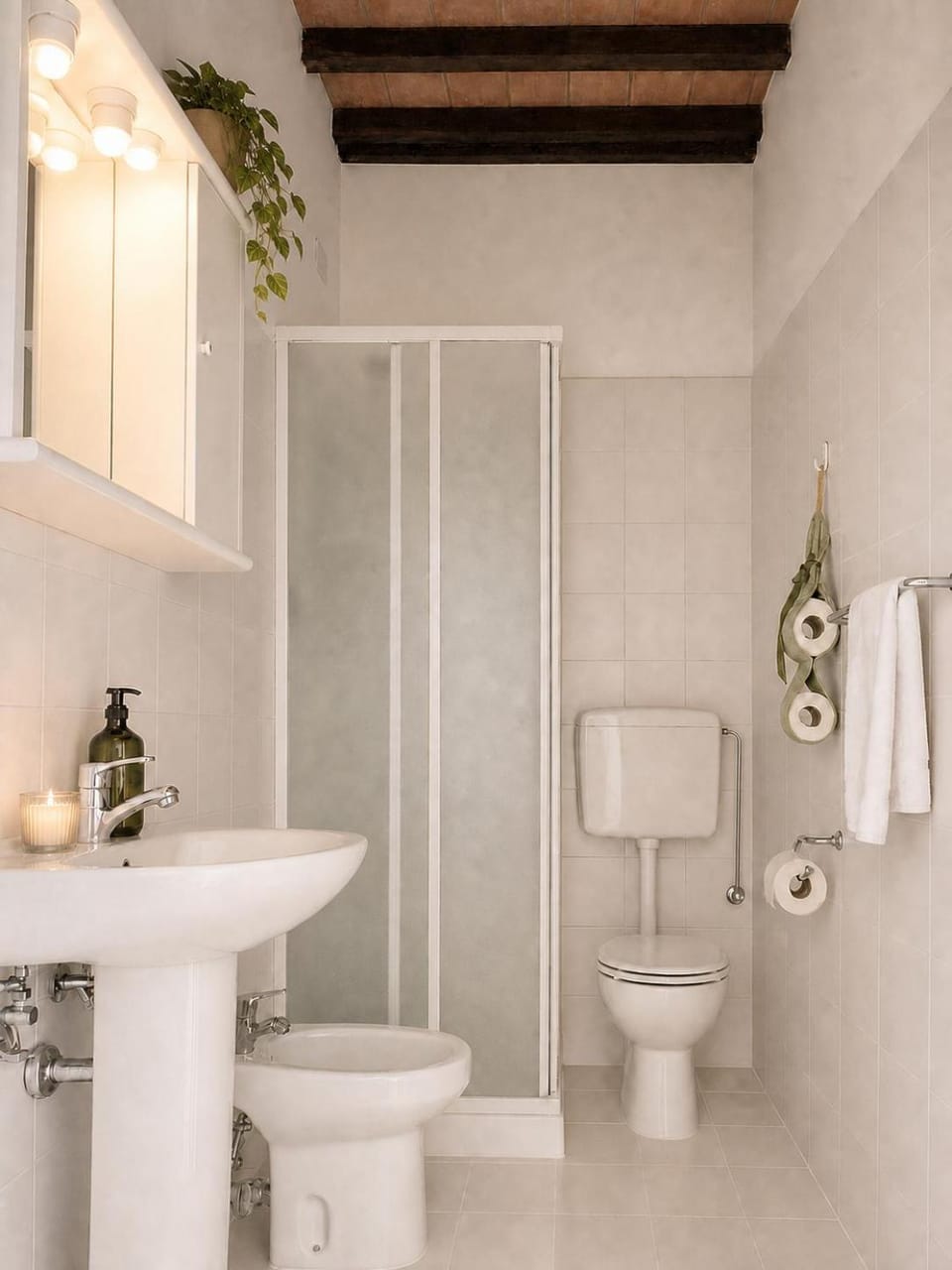 Shower, Toilet, Bathroom, bidet, towels