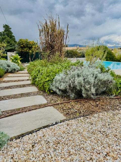 Garden, Garden view, Swimming pool