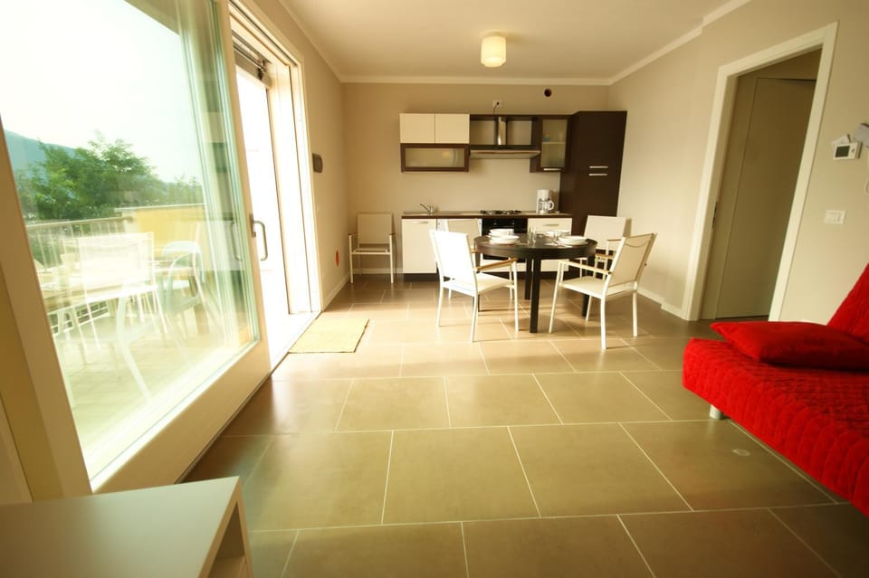Kitchen or kitchenette, Living room, Dining area