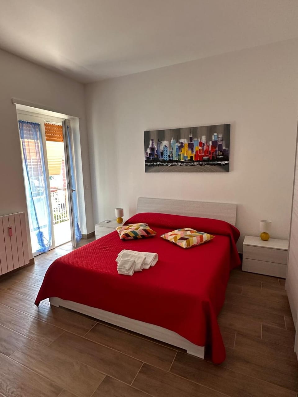 Bed, Balcony/Terrace, Bedroom, wardrobe, air conditioner