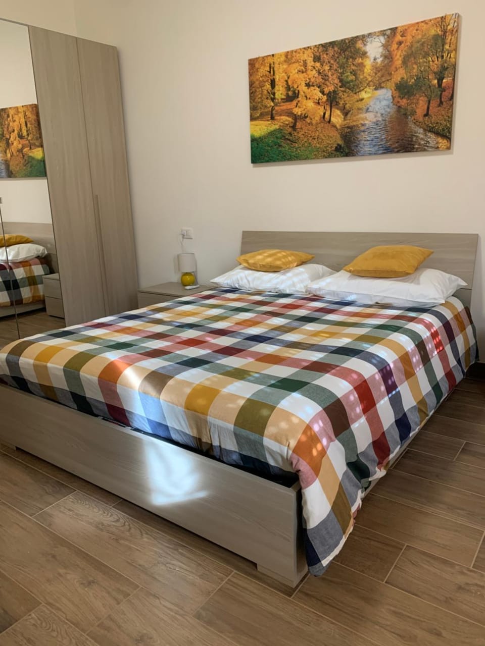 Bed, Photo of the whole room, Bedroom, safe, wardrobe, air conditioner