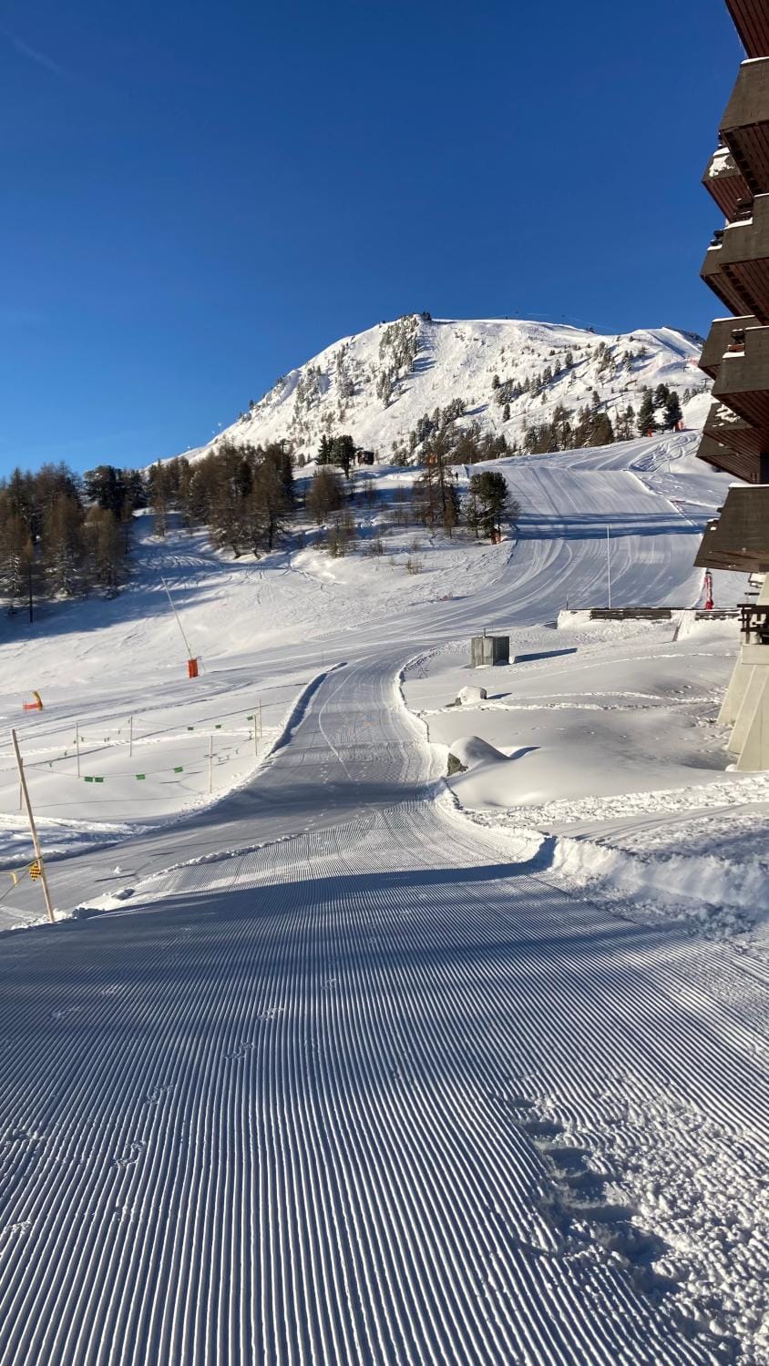 Natural landscape, Winter, Skiing, Mountain view