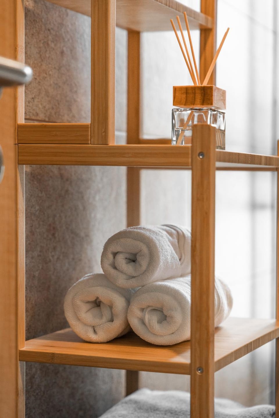 Bathroom, towels
