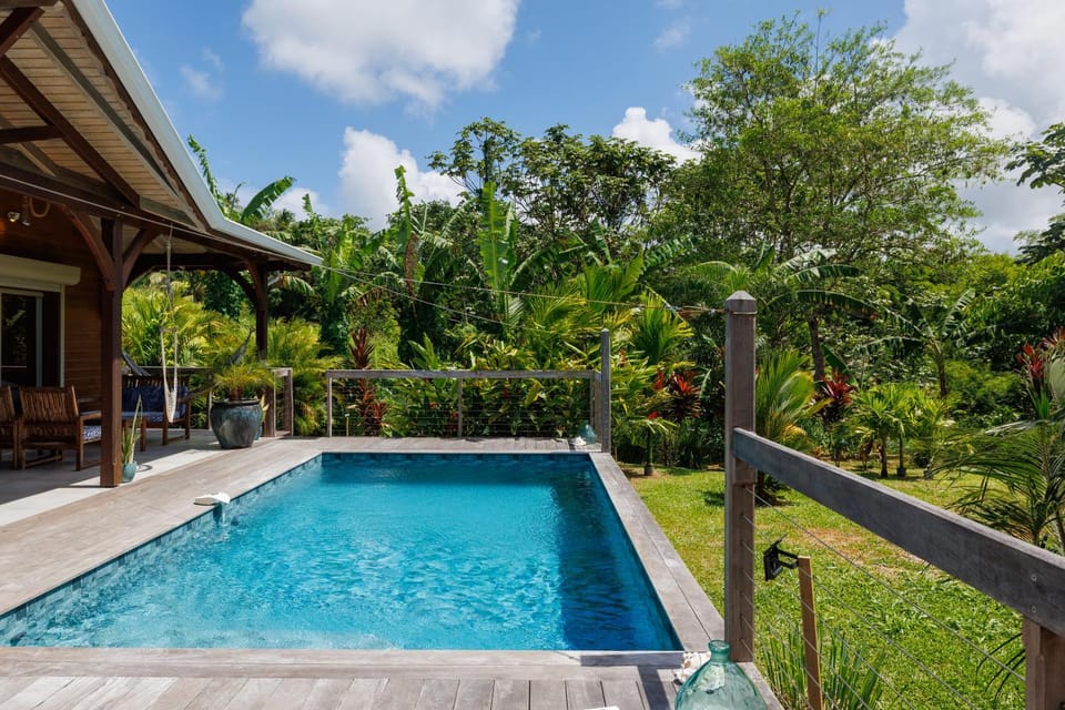 Property building, Patio, Garden, Garden view, Swimming pool