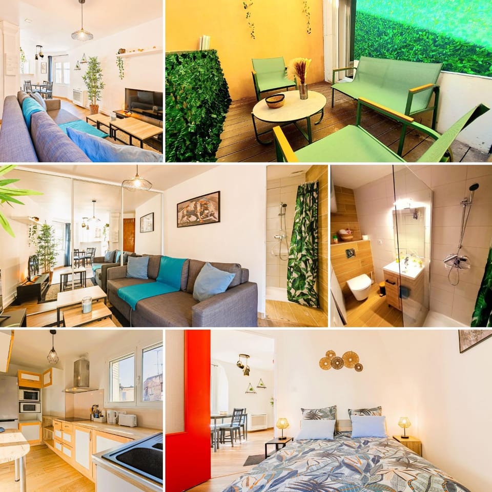 Bed, Bathroom, View (from property/room), Balcony/Terrace, Living room, Photo of the whole room, Decorative detail, Bedroom, kitchen