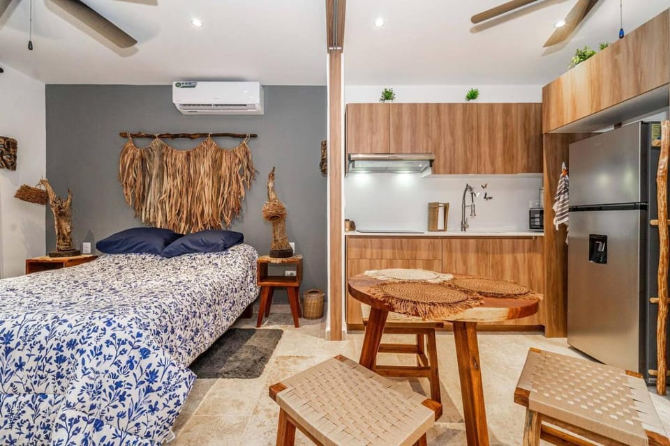 King Suite with Private Balcony, Gym and Rooftop Pool House in Tulum